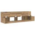 VidaXL Biurko studyjne Dąb artisan 152 x 40 x 19,5 cm
