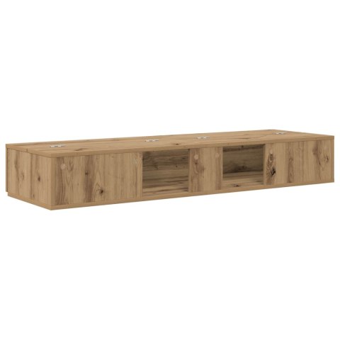 VidaXL Biurko studyjne Dąb artisan 152 x 40 x 19,5 cm