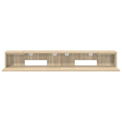 VidaXL Biurko studyjne Sonoma 110 x 36 x 19,5 cm Drewno inżynieryjne