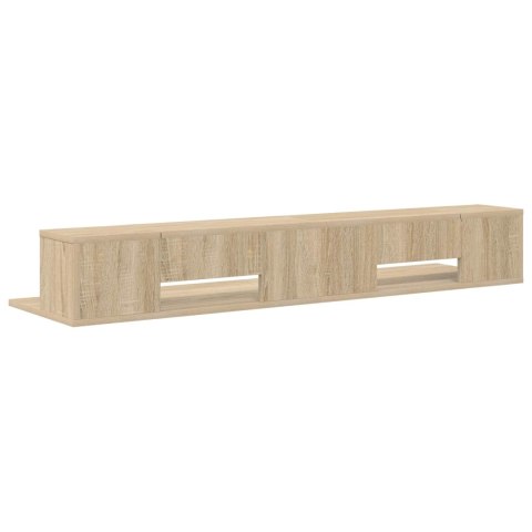 VidaXL Biurko studyjne Sonoma 110 x 36 x 19,5 cm Drewno inżynieryjne