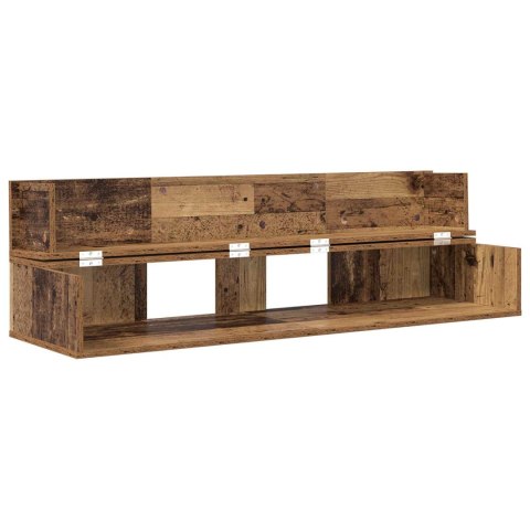 VidaXL Biurko studyjne Stare drewno 152 x 40 x 19,5 cm