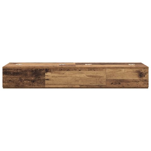 VidaXL Biurko studyjne Stare drewno 152 x 40 x 19,5 cm