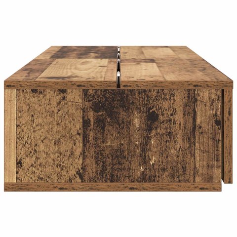 VidaXL Biurko studyjne Stare drewno 152 x 40 x 19,5 cm