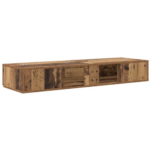 VidaXL Biurko studyjne Stare drewno 152 x 40 x 19,5 cm