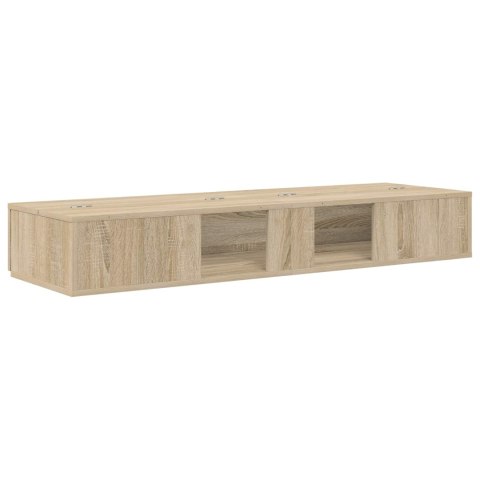 VidaXL Biurko studyjne dąb Sonoma 110 x 40 x 19,5 cm