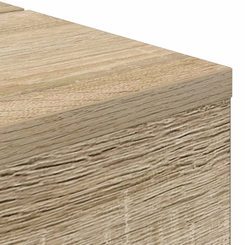VidaXL Biurko studyjne dąb Sonoma 130 x 40 x 19,5 cm