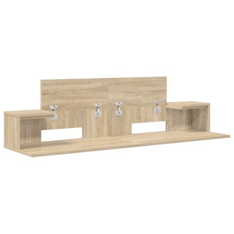 VidaXL Biurko studyjne dąb Sonoma 152 x 36 x 19,5 cm