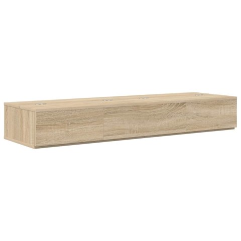 VidaXL Biurko studyjne dąb Sonoma 152 x 40 x 19,5 cm