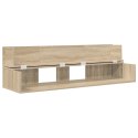 VidaXL Biurko studyjne dąb Sonoma 152 x 40 x 19,5 cm