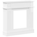 VidaXL Obudowa kominka Biały wysoki połysk 102 x 26 x 100 cm