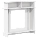VidaXL Obudowa kominka Biały wysoki połysk 102 x 26 x 100 cm