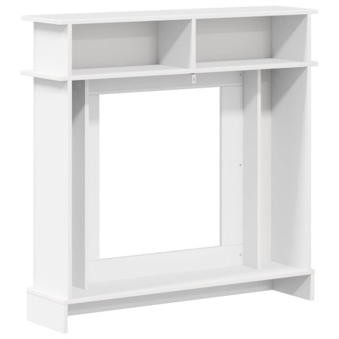 VidaXL Obudowa kominka Biały wysoki połysk 102 x 26 x 100 cm