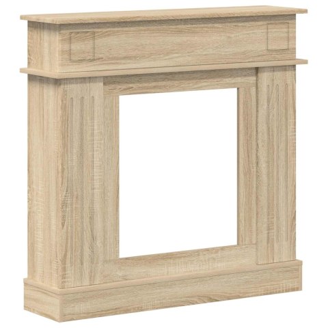 VidaXL Obudowa kominka dąb Sonoma 102 x 26 x 100 cm