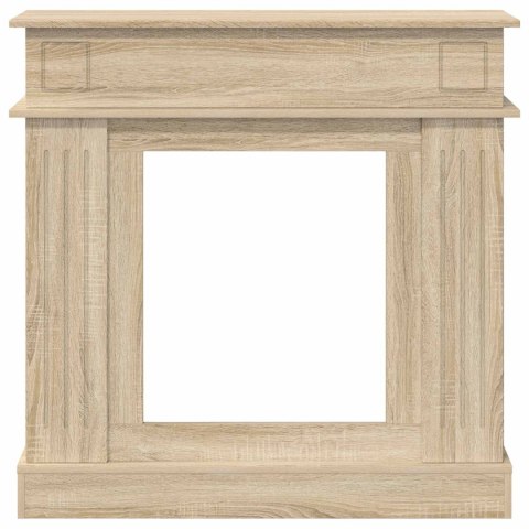 VidaXL Obudowa kominka dąb Sonoma 102 x 26 x 100 cm