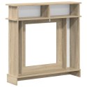 VidaXL Obudowa kominka dąb Sonoma 102 x 26 x 100 cm