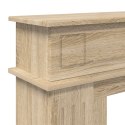 VidaXL Obudowa kominka dąb Sonoma 102 x 26 x 100 cm