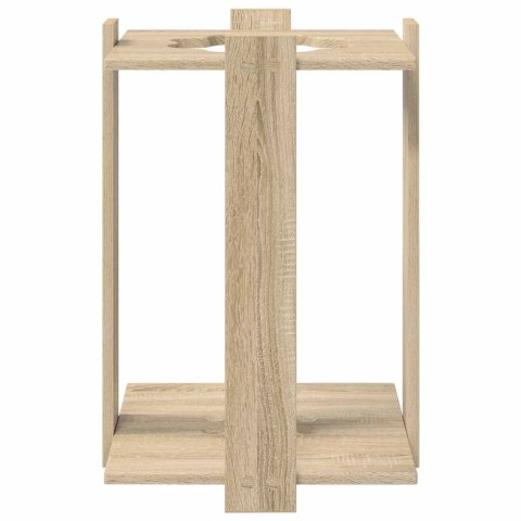 VidaXL Stojak na kij bilardowy Drewno inżynieryjne 42 x 43 x 60 cm