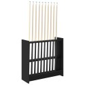 VidaXL Stojak na kij bilardowy Drewno inżynieryjne 60 x 20 x 57 cm