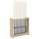 VidaXL Stojak na kij bilardowy Drewno inżynieryjne 60 x 20 x 57 cm