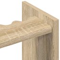 VidaXL Stojak na kij bilardowy Drewno inżynieryjne 60 x 20 x 57 cm