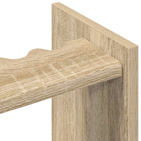 VidaXL Stojak na kij bilardowy Drewno inżynieryjne 60 x 20 x 57 cm