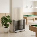 VidaXL Stojak na kij bilardowy Drewno inżynieryjne 60 x 20 x 57 cm