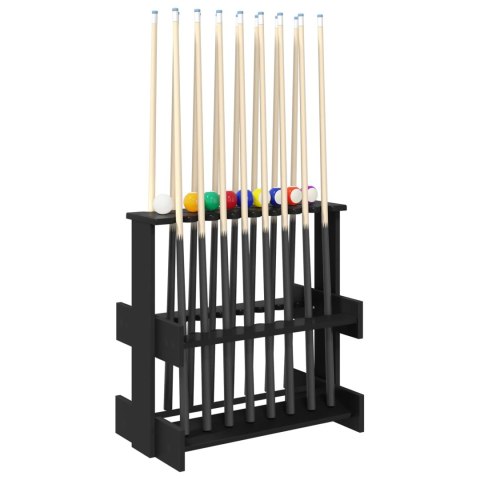 VidaXL Stojak na kij bilardowy Drewno inżynieryjne 60 x 35 x 60 cm
