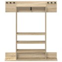 VidaXL Stojak na kij bilardowy Drewno inżynieryjne 93 x 12 x 103 cm