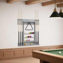 VidaXL Stojak na kij bilardowy Drewno inżynieryjne 93 x 12 x 103 cm