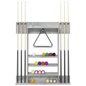 VidaXL Stojak na kij bilardowy Drewno inżynieryjne 93 x 12 x 103 cm