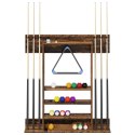 VidaXL Stojak na kij bilardowy Drewno inżynieryjne 93 x 12 x 103 cm