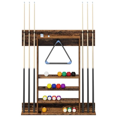 VidaXL Stojak na kij bilardowy Drewno inżynieryjne 93 x 12 x 103 cm