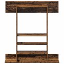 VidaXL Stojak na kij bilardowy Drewno inżynieryjne 93 x 12 x 103 cm