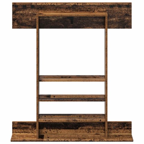 VidaXL Stojak na kij bilardowy Drewno inżynieryjne 93 x 12 x 103 cm
