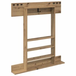 VidaXL Stojak na kij bilardowy Drewno inżynieryjne 93 x 12 x 103 cm