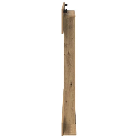 VidaXL Stojak na kij bilardowy Drewno inżynieryjne 93 x 12 x 103 cm