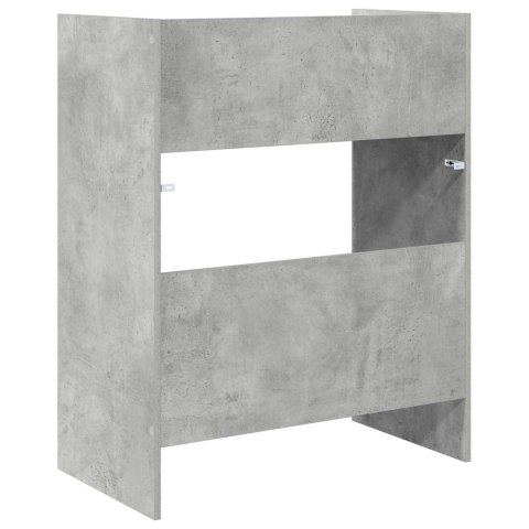 VidaXL Stół DJ-ski Betonowy szary 62 x 45 x 102 cm Drewno inżynieryjne