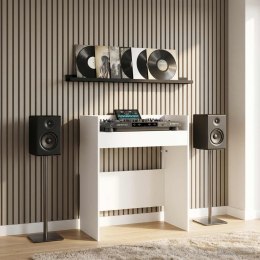 VidaXL Stół DJ-ski Biały 102 x 45 x 102 cm Drewno inżynieryjne