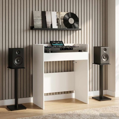 VidaXL Stół DJ-ski Biały 82 x 45 x 102 cm Drewno inżynieryjne