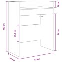 VidaXL Stół DJ-ski Biały 82 x 45 x 102 cm Drewno inżynieryjne