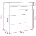 VidaXL Stół DJ-ski Dąb artisan 102 x 45 x 102 cm Drewno inżynieryjne