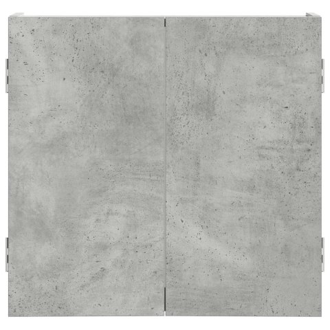 SZAFKA NA TARCZĘ DO RZUTKÓW BETONOWY SZARY 56 X 12 X 53,5 CM