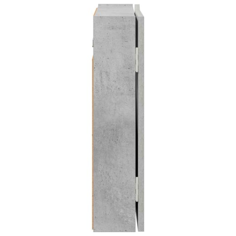 SZAFKA NA TARCZĘ DO RZUTKÓW BETONOWY SZARY 56 X 12 X 53,5 CM