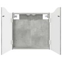 VidaXL Szafka na tarczę do rzutków Betonowy szary 56 x 12 x 63 cm