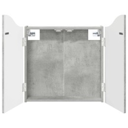 VidaXL Szafka na tarczę do rzutków Betonowy szary 56 x 12 x 63 cm