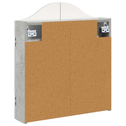 VidaXL Szafka na tarczę do rzutków Betonowy szary 56 x 12 x 63 cm