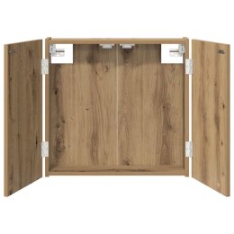 VidaXL Szafka na tarczę do rzutków Dąb artisan 56 x 12 x 53,5 cm