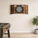 VidaXL Szafka na tarczę do rzutków Stare drewno 56 x 12 x 53,5 cm