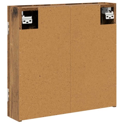 VidaXL Szafka na tarczę do rzutków Stare drewno 56 x 12 x 53,5 cm
