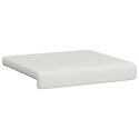 VidaXL Poduszka na ławkę 4 szt. Ekoskóra Biały Głębokość 35 cm